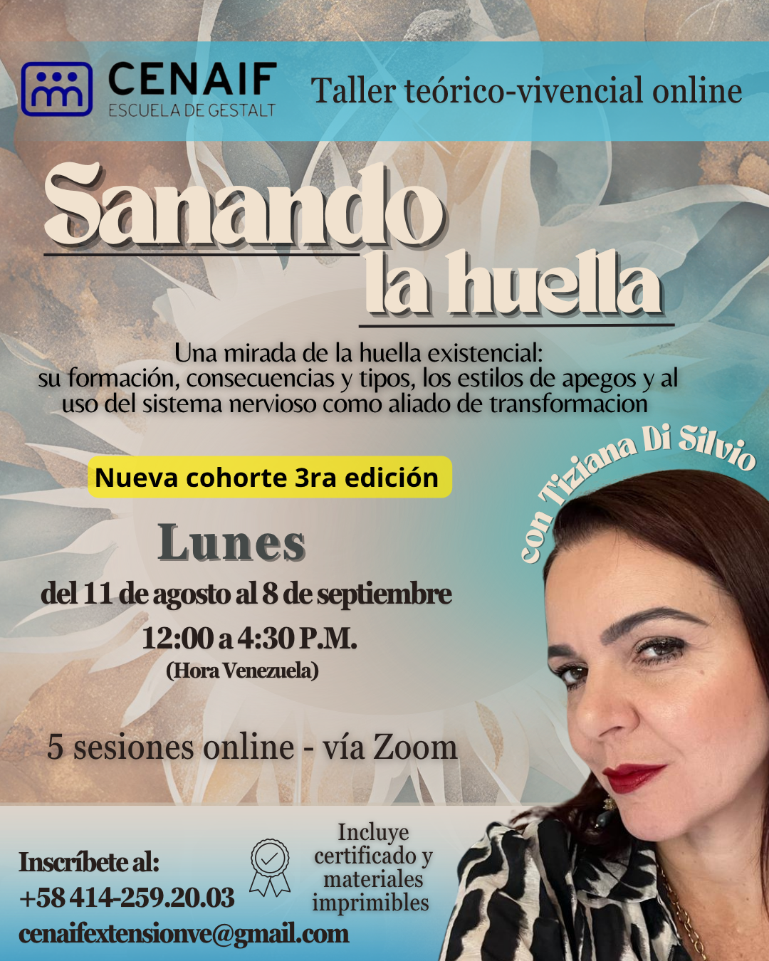 Taller Teórico Vivencial: Sanando la huella